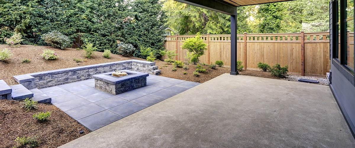 Very well installed concrete Patios