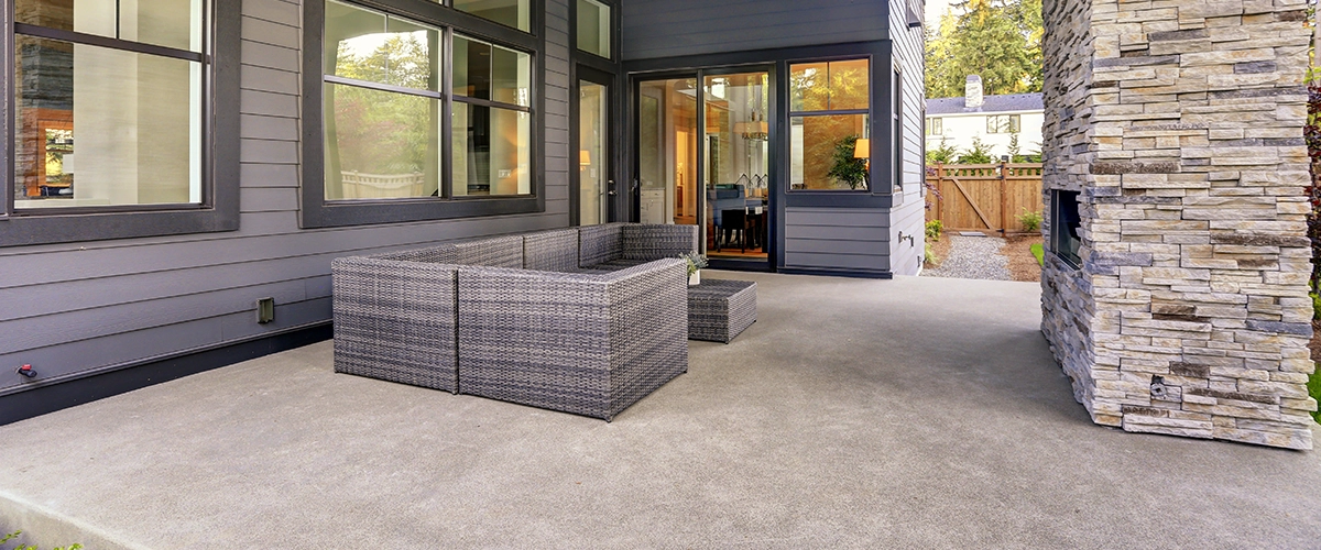 Well concrete finishing for modern houses in Omaha NE